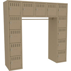 Tennsco - 15 Door, 15 Tier, Welded Locker - Americas Industrial Supply