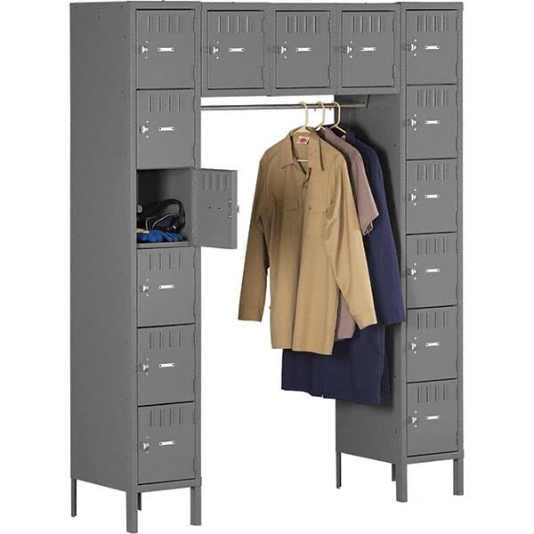 Tennsco - 15 Door, 15 Tier, Welded Locker - Americas Industrial Supply