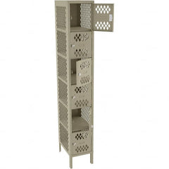 Tennsco - 6 Door, 6 Tier, Welded Locker - Americas Industrial Supply