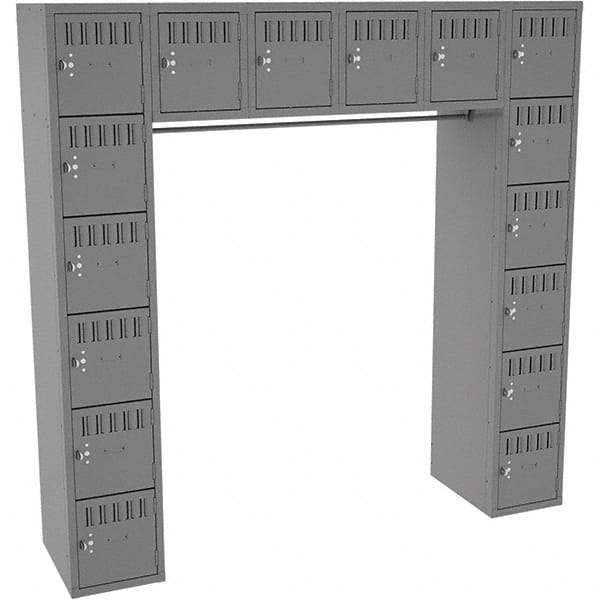 Tennsco - 16 Door, 16 Tier, Welded Locker - Americas Industrial Supply