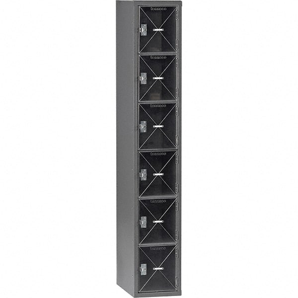 Tennsco - 6 Door, 6 Tier, Welded Locker - Americas Industrial Supply