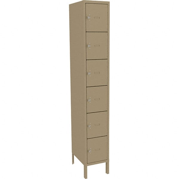 Tennsco - 6 Door, 6 Tier, Welded Locker - Americas Industrial Supply
