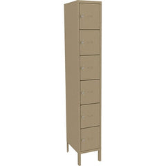 Tennsco - 6 Door, 6 Tier, Welded Locker - Americas Industrial Supply
