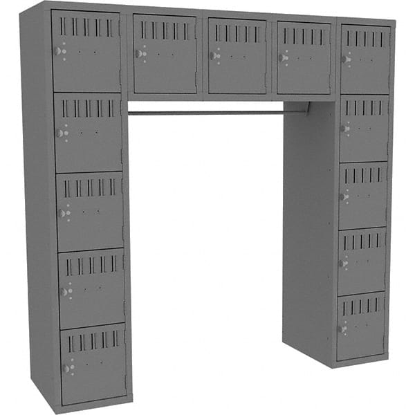 Tennsco - 15 Door, 15 Tier, Welded Locker - Americas Industrial Supply