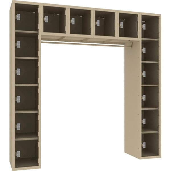 Tennsco - 16 Door, Single Tier, Welded Locker - Americas Industrial Supply