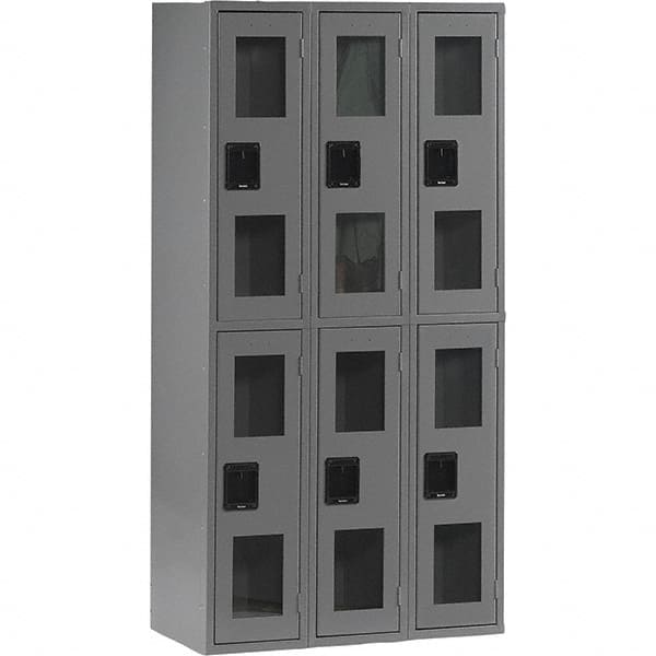 Tennsco - 6 Door, Double Tier, Welded Locker - Americas Industrial Supply