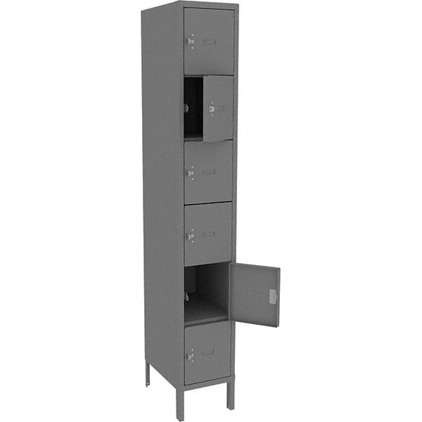 Tennsco - 6 Door, 6 Tier, Welded Locker - Americas Industrial Supply