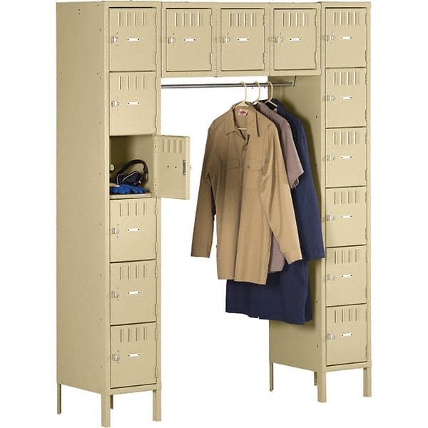 Tennsco - 15 Door, 15 Tier, Welded Locker - Americas Industrial Supply