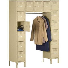 Tennsco - 15 Door, 15 Tier, Welded Locker - Americas Industrial Supply