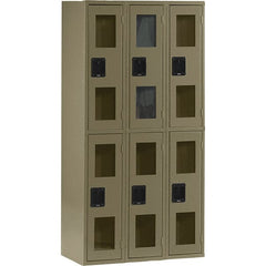 Tennsco - 6 Door, Double Tier, Welded Locker - Americas Industrial Supply