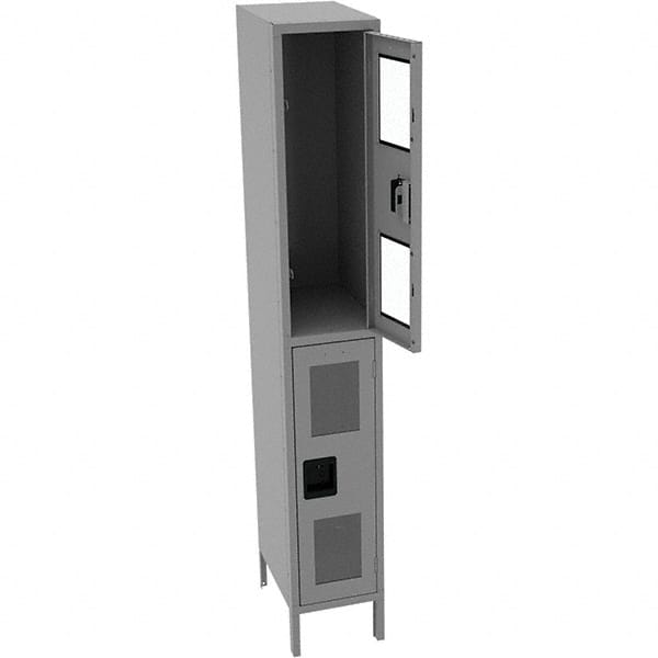 Tennsco - 2 Door, Double Tier, Welded Locker - Americas Industrial Supply