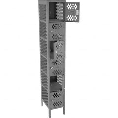 Tennsco - 6 Door, 6 Tier, Welded Locker - Americas Industrial Supply