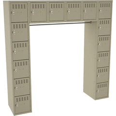 Tennsco - 16 Door, 16 Tier, Welded Locker - Americas Industrial Supply