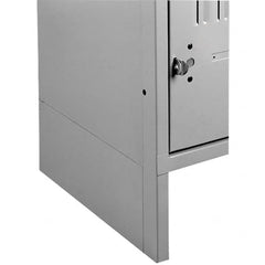 Tennsco - 1/2" Wide x 6" High x 12" Deep, Locker Closed Side Base - Americas Industrial Supply