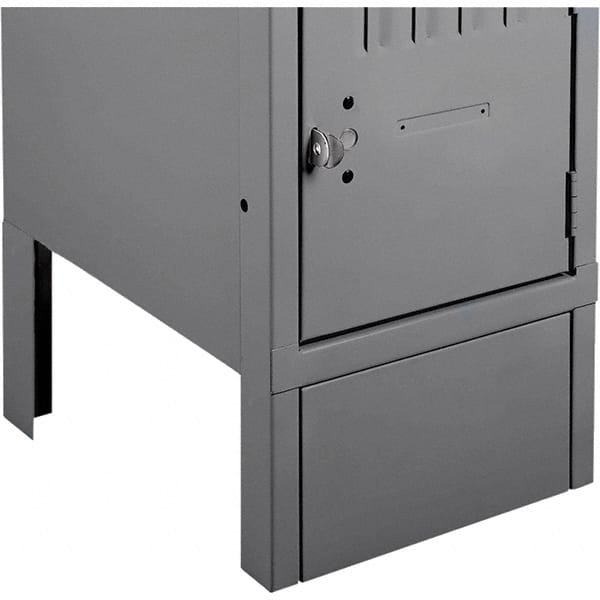 Tennsco - 12" Wide x 6" High x 1/2" Deep, Locker Closed Front Base - Americas Industrial Supply