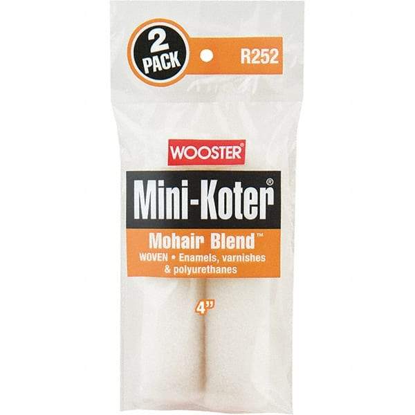Wooster Brush - Paint Roller Covers   Type: Mini Roller    Nap Size (Inch): 0 - Americas Industrial Supply
