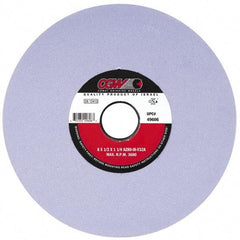 Camel Grinding Wheels - 12" Diam x 3" Hole x 2" Thick, I Hardness, 46 Grit Surface Grinding Wheel - Aluminum Oxide, Type 7, Coarse Grade, 2,228 Max RPM, Vitrified Bond, Two-Side Recess - Americas Industrial Supply