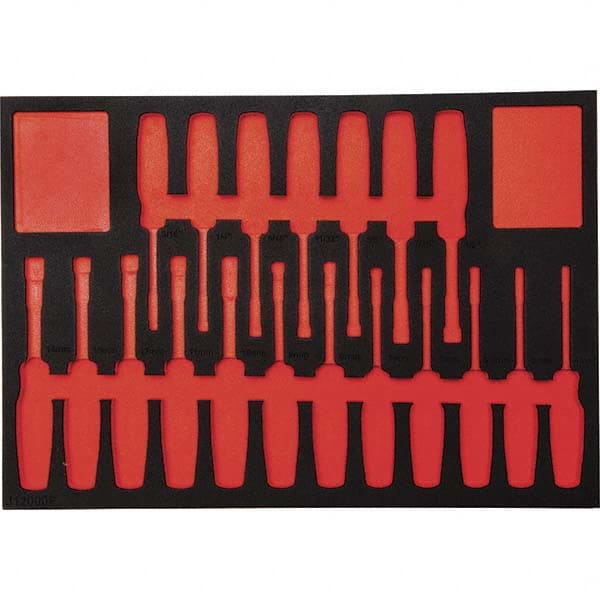 Proto - Tool Box Case & Cabinet Inserts Type: Foam Insert For Use With: J12000 - Americas Industrial Supply