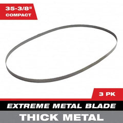 Milwaukee Tool - 2' 11-3/8" x 0.8" x 0.02" 8-10 TPI Bi-Metal Portable Band Saw Blade - Americas Industrial Supply