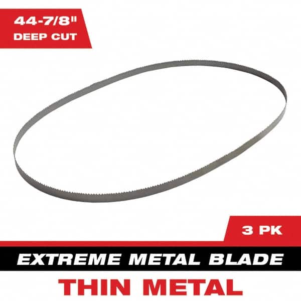 Milwaukee Tool - 44-7/8" x 0.8" x 0.02" 12-14 TPI Bi-Metal Portable Band Saw Blade - Americas Industrial Supply
