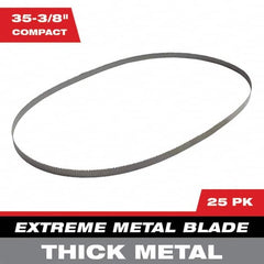 Milwaukee Tool - 2' 11-3/8" x 0.8" x 0.02" 8-10 TPI Bi-Metal Portable Band Saw Blade - Americas Industrial Supply