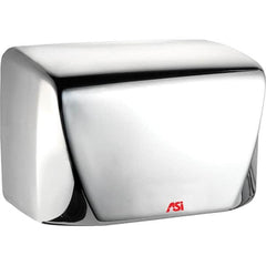 ASI-American Specialties, Inc. - 1000 Watt Satin Stainless Steel Finish Electric Hand Dryer - 110/120 Volts, 5.2 Amps, 9-25/32" Wide x 6-5/8" High x 5-13/32" Deep - Americas Industrial Supply