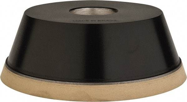 Darex - 5" Diam, 1-1/4" Hole Size, 1-3/4" Overall Thickness, 320 Grit, Type 11 Tool & Cutter Grinding Wheel - Very Fine Grade, Diamond - Americas Industrial Supply