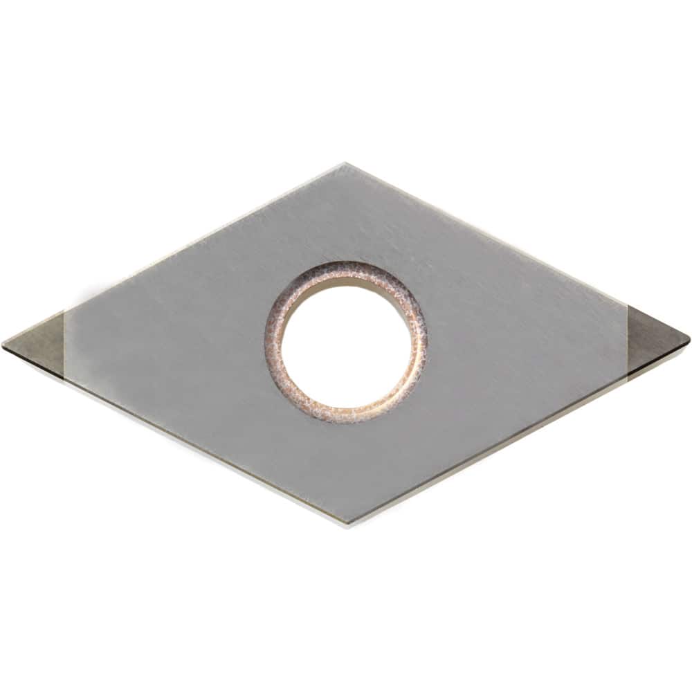 DNGA150402S01225ME CBN Turning Insert Megacoat Finish, Neutral, 1/2″ Inscribed Circle, 0.0079″ Corner Radius, 0.1874″ Thick, 55° Diamond, Series KBN