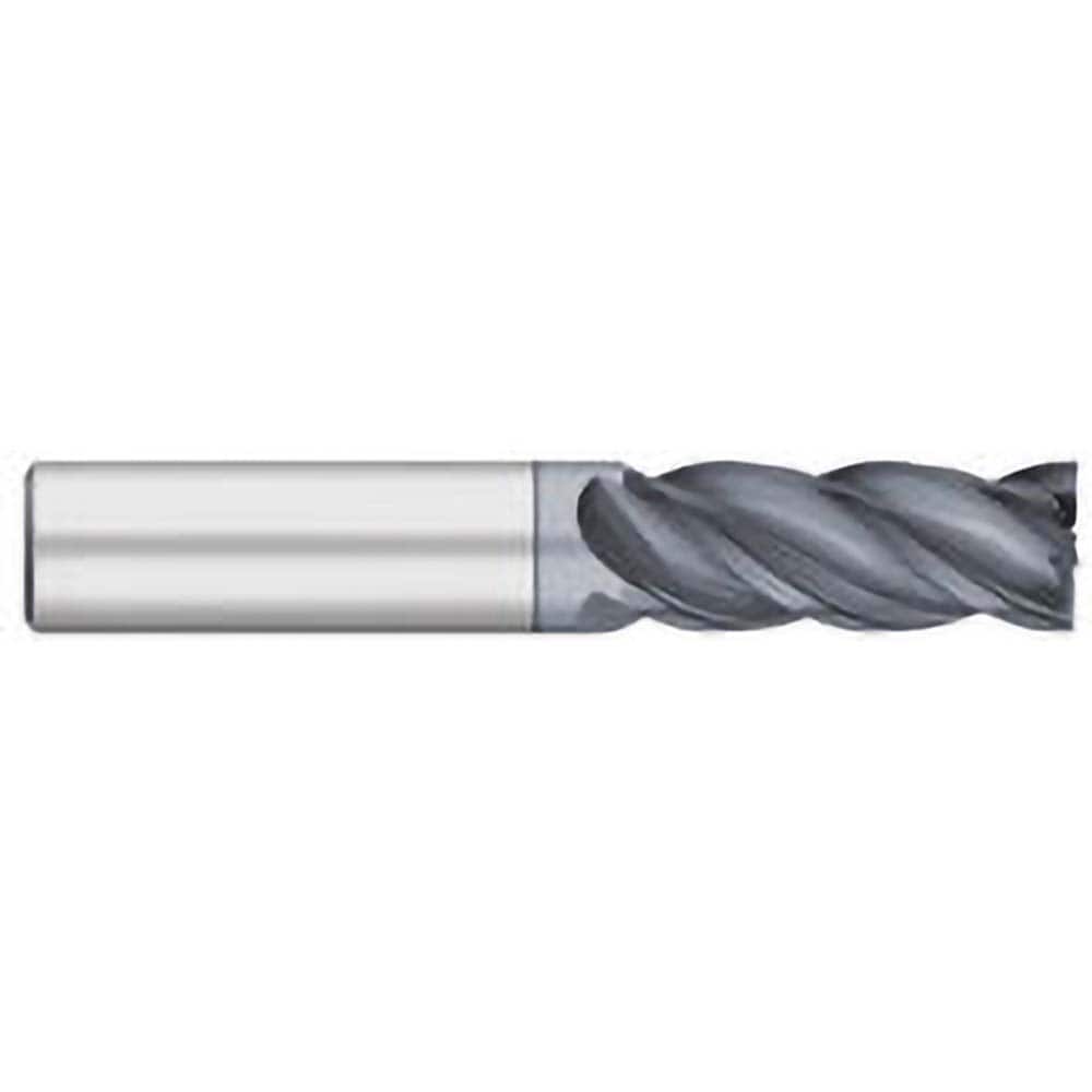 Titan USA - Square End Mills; Mill Diameter (Inch): 1/2 ; Mill Diameter (Decimal Inch): 0.5000 ; Number of Flutes: 4 ; Length of Cut (Inch): 1-1/4 ; Length of Cut (Decimal Inch): 1.2500 ; Material: Solid Carbide - Exact Industrial Supply