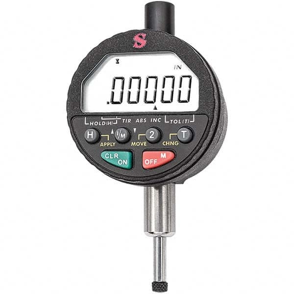 Starrett - Electronic Test Indicators Resolution (Decimal Inch): 0.00005 Minimum Measurement (Decimal Inch): 0.0000 - Americas Industrial Supply