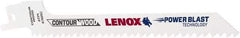 Lenox - 6" Long x 7/16" Thick, Bi-Metal Reciprocating Saw Blade - Tapered Profile, 6 TPI, Toothed Edge, Universal Shank - Americas Industrial Supply