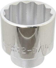 Proto - 2-9/16", 1" Drive, Standard Hand Socket - 12 Points, 4-1/8" OAL - Americas Industrial Supply