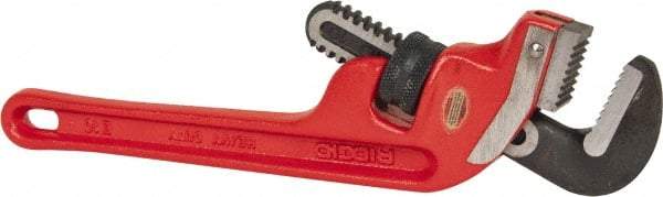 Ridgid - 10" Cast Iron & Steel End Pipe Wrench - 1-1/2" Pipe Capacity - Americas Industrial Supply