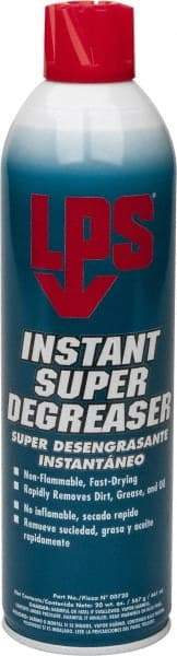 LPS - 20 oz Aerosol Cleaner/Degreaser - Aerosol, Nonchlorinated, Unscented - Americas Industrial Supply