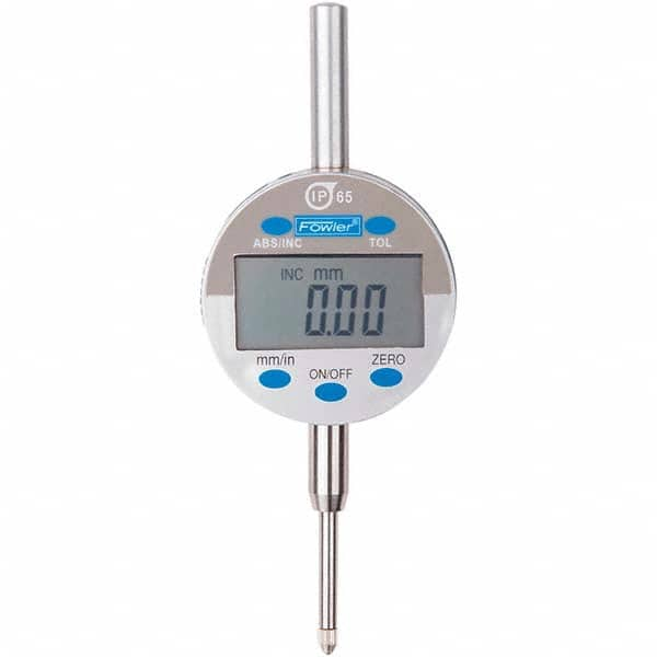 Fowler - 0 to mm Range (0 to 1" Range), 0.01mm/0.0005" Resolution, Electronic Drop Indicator - Americas Industrial Supply