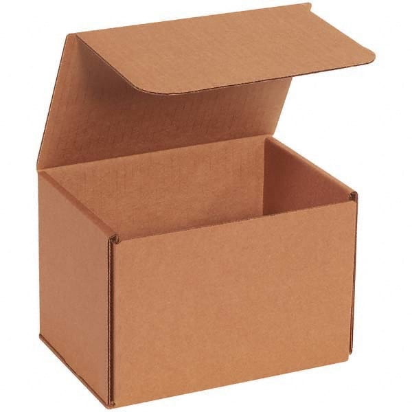 Made in USA - Pack of (50), 5" Wide x 7" Long x 5" High Corrugated Shipping Boxes - Americas Industrial Supply