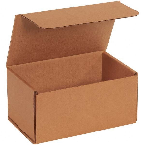 Made in USA - Pack of (50), 5" Wide x 8" Long x 4" High Corrugated Shipping Boxes - Americas Industrial Supply