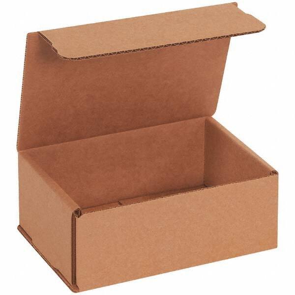 Made in USA - Pack of (50), 4-1/2" Wide x 6-1/2" Long x 2-1/2" High Corrugated Shipping Boxes - Americas Industrial Supply