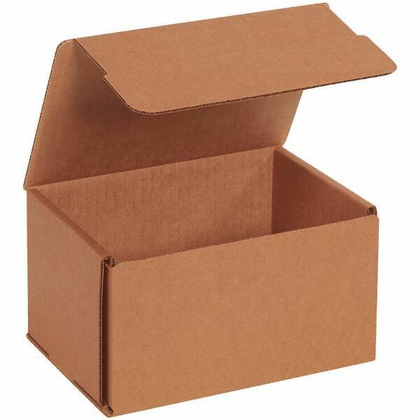 Made in USA - Pack of (50), 4-7/8" Wide x 6-1/2" Long x 3-3/4" High Corrugated Shipping Boxes - Americas Industrial Supply