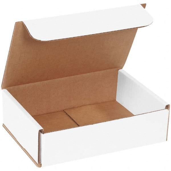 Made in USA - Pack of (50), 6" Wide x 7" Long x 2" High Corrugated Shipping Boxes - Americas Industrial Supply