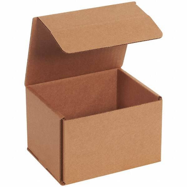 Made in USA - Pack of (50), 5" Wide x 6" Long x 4" High Corrugated Shipping Boxes - Americas Industrial Supply