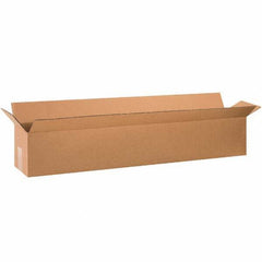 Made in USA - Pack of (5), 10" Wide x 60" Long x 10" High Corrugated Shipping Boxes - Americas Industrial Supply