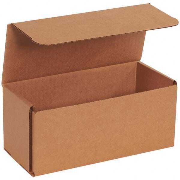 Made in USA - Pack of (50), 4" Wide x 9" Long x 4" High Corrugated Shipping Boxes - Americas Industrial Supply