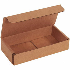 Made in USA - Pack of (50), 3-1/4" Wide x 6-1/2" Long x 1-1/4" High Corrugated Shipping Boxes - Americas Industrial Supply