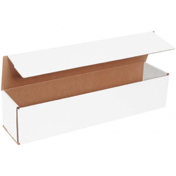 Made in USA - Pack of (50), 4" Wide x 20" Long x 4" High Corrugated Shipping Boxes - Americas Industrial Supply