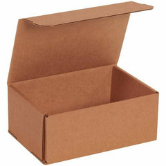 Made in USA - Pack of (50), 6" Wide x 7" Long x 3" High Corrugated Shipping Boxes - Americas Industrial Supply