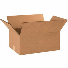 Made in USA - Pack of (15), 12" Wide x 20" Long x 6" High Corrugated Shipping Boxes - Americas Industrial Supply