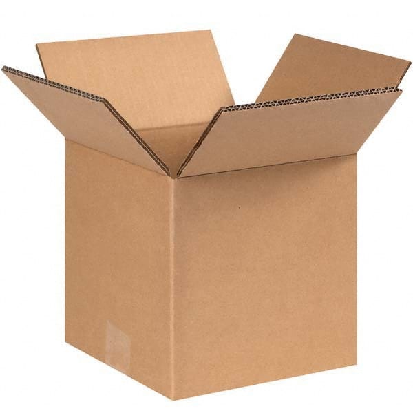 Made in USA - Pack of (15), 7" Wide x 7" Long x 7" High Heavy Duty Corrugated Boxes - Americas Industrial Supply