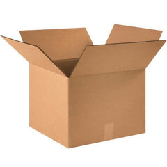 Made in USA - Pack of (15), 16" Wide x 16" Long x 14" High Heavy Duty Corrugated Boxes - Americas Industrial Supply