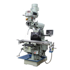 Knee Milling Machine: Variable Speed Control, 1 Phase 60 to 4,200 RPM, R8 Spindle Taper